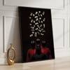 The Castle Decor Masked Rebel Street Art Wall Art Framed Painting 20x30 Inch