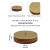 Metalsmith Wooden Storage Box with Lid Brown Finish Organizer