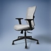 Ignis Mid Back Mesh Office Chair in Grey Colour