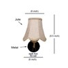 Devansh Gold Wall Mounted Lamp With Beige Jute Shade