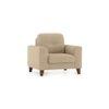 Verona Luxe 1 Seater Fabric Sofa in Sandshell Beige Colour