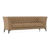 Weston 3 Seater Premium Italian Leather Sofa In Ecru