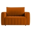 Beliss Pull Out Sofa cum Bed in Orange Colour