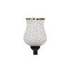 Chandler Black Glass Shade Floor Lamp