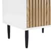 Velin Small Sideboard White Wood Effect