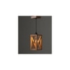 Symmetric Beige Solid Wood Single Hanging Light