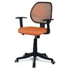 Jaazza Low Back Ergonomic Chair in Orange Colour
