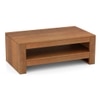 Epsilon Solid Wood Coffee Table In Amber Walnut Finish