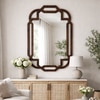 Portico Mirror Full Size in Wallnut Finish