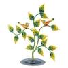 Desert Art Metal Handpainted Yellow Tree Showpiece