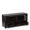 Allen Solid Wood Console Table in Mahagony Finish