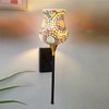 Devansh Metal Electric Wall Light in Black Colour with Multi Shade Count of 1 Light