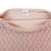 Criss Cross Pink Pearl Decorative Cushion Cover 18 x 18 Inches