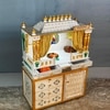 D'Dass Dark Polish Mdf and Sheesham  Wall Hanging Wooden Temple For Pooja
