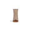 Knight Beige Bamboo Shade Table Lamp with Natural Wooden Base