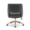 Doe Buck Lotsee Modern Grey Boucle Office Chair