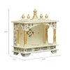 D'Dass White Sheesham Wood and Mdf Temple For Pooja In Home and Office