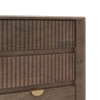 Toledo Solid Wood Chest of 6 Drawers In Danish Walnut Finish