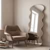 The Artment Rose Gold Meander Unbreakable Floor Mirror For Home (180 X 80 CM)