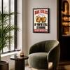 The Castle Decor Funny Bar Rules Wall Art Framed Painting 12x18 Inch (Style 1)
