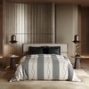 Stoa Paris Satin Comforter, 300TC Comforters for King Size Bed or King Deep Black