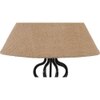 Brooke Beige Jute table lamp with iron base