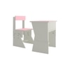 Utopia Extendable Toddler Study Desk and Chair Set in English Pink Colour