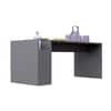 Hexa Engineered Wood Coffee Table In Slate Grey