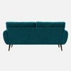 Faro Velvet 3 Seater Sofa in T Blue Colour