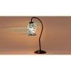 Multicolor Mosaic Glass Curvy Table lamp with Iron Base (EN20)