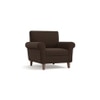 Oxford 1 Seater Fabric Sofa in Mocha Colour