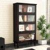 Malabar Solid Wood Bookshelf in Mango Mahogany Finish