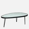 Oval Marble Top Center Table Set Of 2