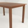 Seattle Starter Dining Set 1+6 (Rubberwood, Antique Oak Finish)