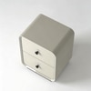 Evo Wood Side Table in Cream Colour