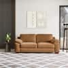 Esquel Premium 3 Seater Fabric Sofa in Ochre velvet Colour