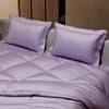 Stoa Paris Comforter Set Double Bed, 300TC Satin Double Bed Comforters in  Lilac