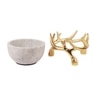 Opulent Antler Marble Centerpiece