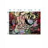 Truss Pcs Black Red Super Mario Graffiti Printed Framed Canvas Wall Prints Set of 3 Multicolor Matte