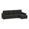 Apollo Sofa (Colour : Graphite Grey, Cushion : Hard, Back Type : High Back, Seating Capacity : Right Aligned 3 Seater + Right Aligned Chaise)