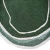 Emerald Ripple Carpet Size 4.0x4.0 ft.