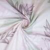 White Floral Cotton 400 Tc Flat Single Bed Size Bedsheet Wit 1 Pillow Cover