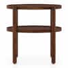 Pearl Sheesham Wood Side Table in Provincial Teak Finish