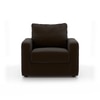 Apollo Compact Sofa Set (Colour : Chocolate, Cushion : Hard, Back Type : Regular, Seater : 3+1+1)