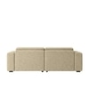 Sophisticated Wood Right Aligned 2-Seater With Upholstery Non Storage Sofa In Grey Colour