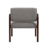 Citrus Boucle Fabric Arm Chair in Grey