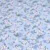 Blue Floral 4 Pcs Comforter set with Queen size bedsheet + 2 Pillow covers