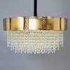Ellie Gold Metal 12 Light Crystal Chandelier