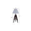 Shealynn White Cotton Shade Table Lamp