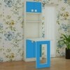 Royale Kids Folding Study Desk cum Bookshelf in Azure Blue Colour